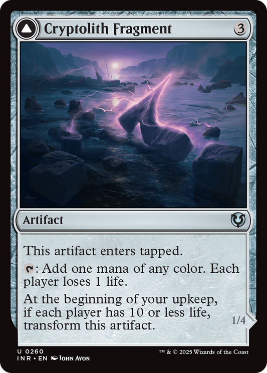 Cryptolith Fragment Foil (260) - Innistrad Remastered