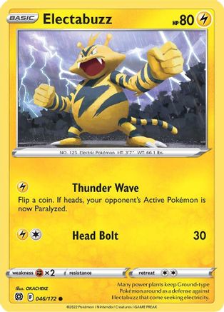 Electabuzz (046/172) [Sword & Shield: Brilliant Stars] | Silver Goblin