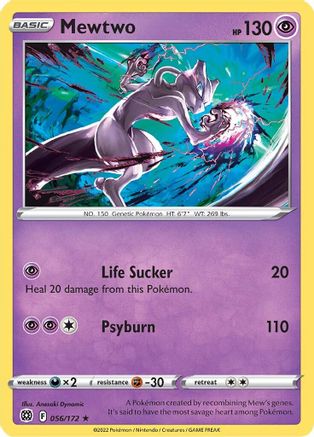 Mewtwo (056/172) [Sword & Shield: Brilliant Stars] | Silver Goblin