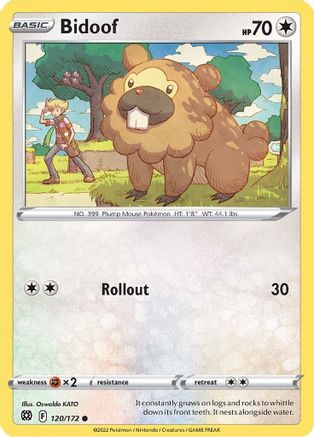 Bidoof (120) - Brilliant Stars