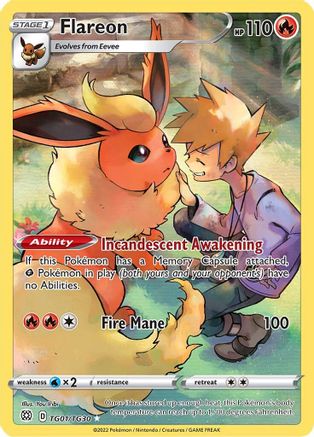 Flareon (TG01/TG30) [Sword & Shield: Brilliant Stars] | Silver Goblin