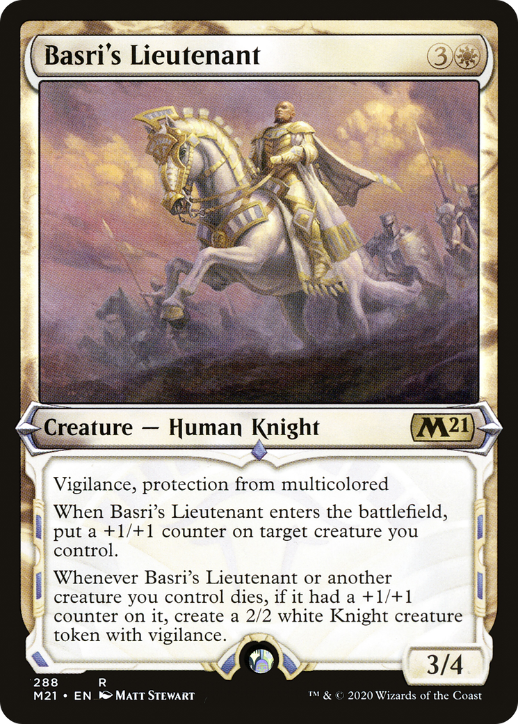 Basri's Lieutenant (Showcase) [Core Set 2021] | Silver Goblin