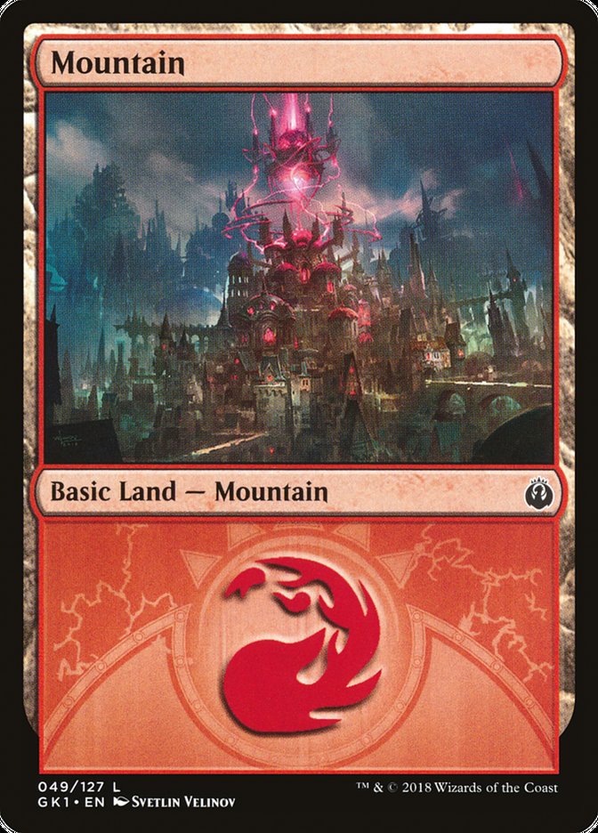 Mountain (49) [Guilds of Ravnica Guild Kit] | Silver Goblin