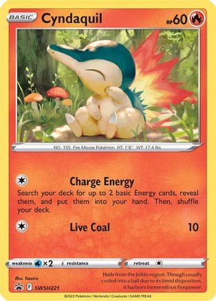 Cyndaquil (SWSH221) [Sword & Shield: Black Star Promos] | Silver Goblin