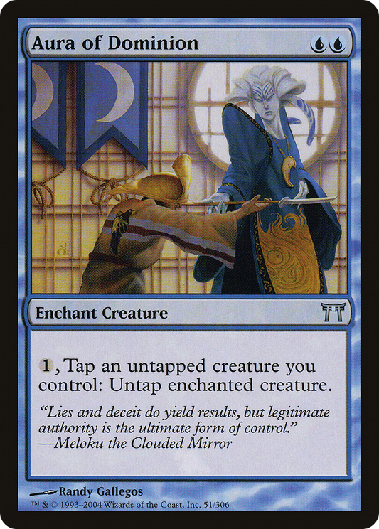 Aura of Dominion [Champions of Kamigawa] Foil