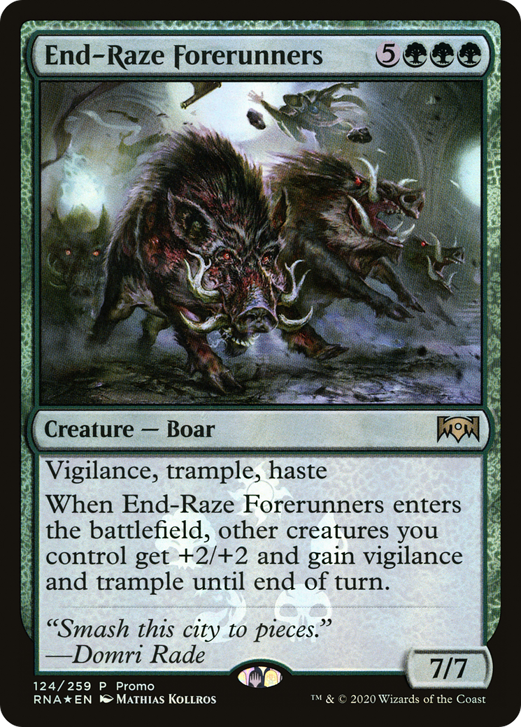 End-Raze Forerunners [Ravnica Allegiance Promos] | Silver Goblin