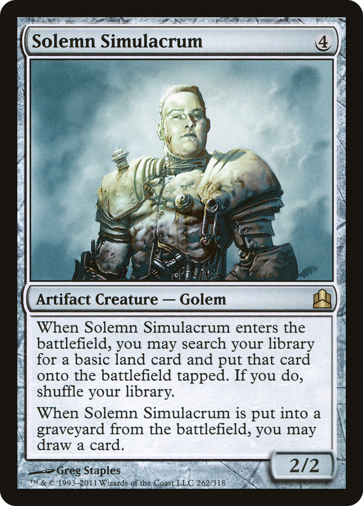 Solemn Simulacrum [Commander 2011] | Silver Goblin