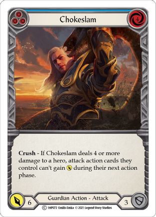 Chokeslam (Blue) [1HP072] (History Pack 1) | Silver Goblin