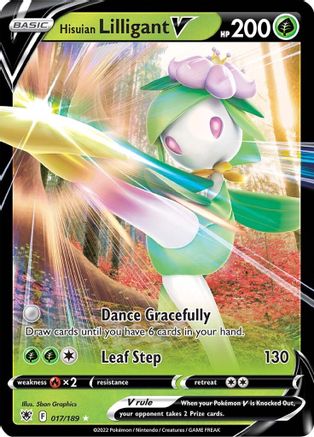 Hisuian Lilligant V (017/189) [Sword & Shield: Astral Radiance] | Silver Goblin