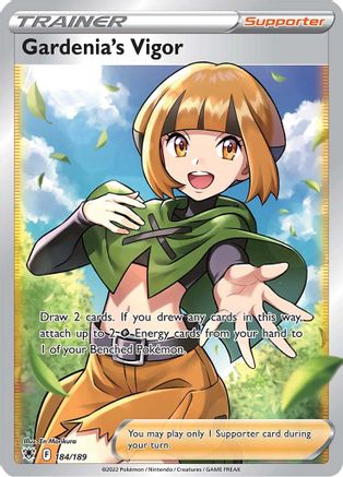 Gardenia's Vigor (Full Art) (184) Holofoil - Astral Radiance