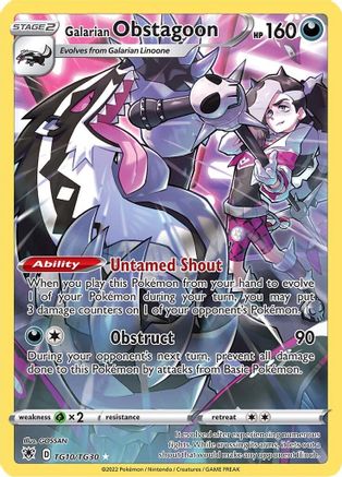 Galarian Obstagoon (TG10) Holofoil - Astral Radiance