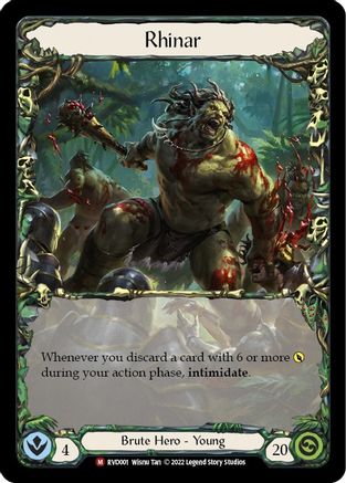 Rhinar (RVD001) Cold Foil - Classic Battles: Rhinar vs Dorinthea