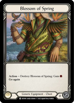 Blossom of Spring (Rhinar) (RVD004) Rainbow Foil - Classic Battles: Rhinar vs Dorinthea