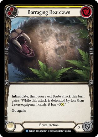 Barraging Beatdown (RVD021) - Classic Battles: Rhinar vs Dorinthea