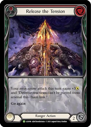 Release the Tension (Red) - LGS096 (LGS096) Rainbow Foil - Flesh and Blood: Promo Cards