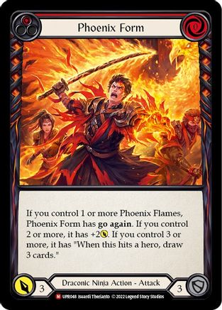 Phoenix Form Rainbow Foil (UPR048) - Uprising | Silver Goblin