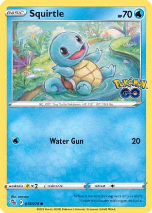 Squirtle (015/078) [Pokémon GO] | Silver Goblin