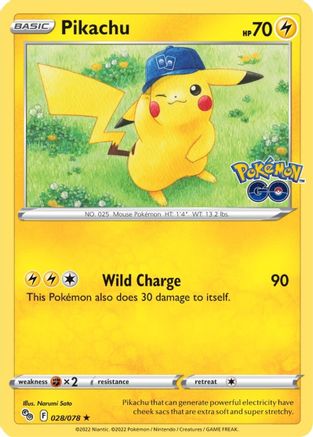 Pikachu (28) Holofoil - Pokemon GO