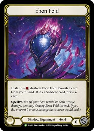 Ebon Fold (Golden) - FAB072 (FAB072) - Flesh and Blood: Promo Cards | Silver Goblin