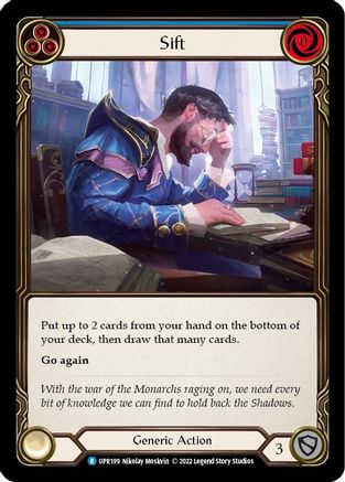 Sift (Blue) (UPR199) Rainbow Foil - Uprising