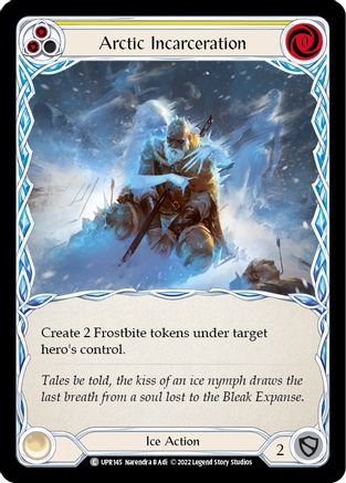 Arctic Incarceration (Yellow) Rainbow Foil (UPR145) - Uprising | Silver Goblin