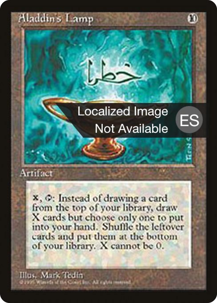 Aladdin's Lamp [Fourth Edition (Foreign Black Border)] | Silver Goblin