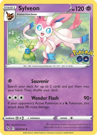 Sylveon (035/078) [Pokémon GO] | Silver Goblin