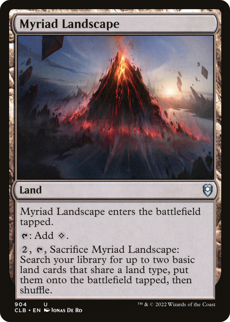 Myriad Landscape [Commander Legends: Battle for Baldur's Gate]