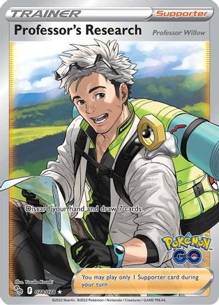 Professor's Research (Full Art) (78) Holofoil - Pokemon GO