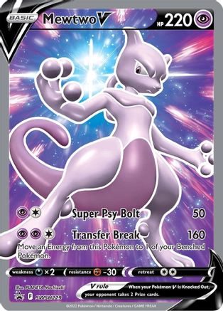 Mewtwo V - SWSH229 (SWSH229) Holofoil - SWSH Sword & Shield Promo Cards