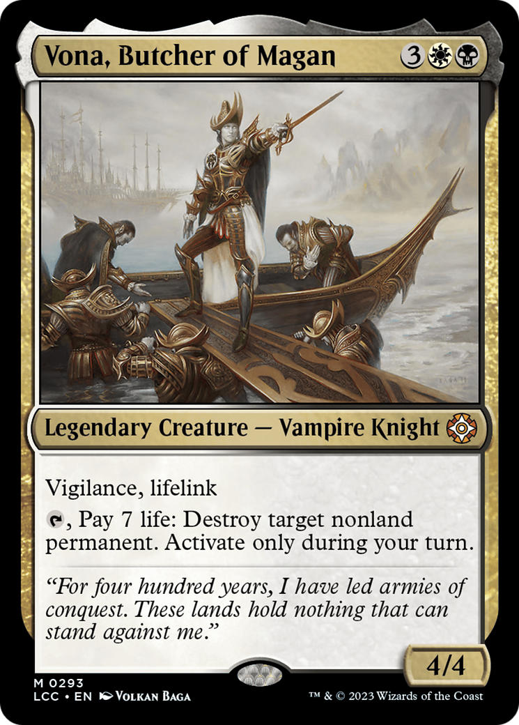 Vona, Butcher of Magan [The Lost Caverns of Ixalan Commander] | Silver Goblin