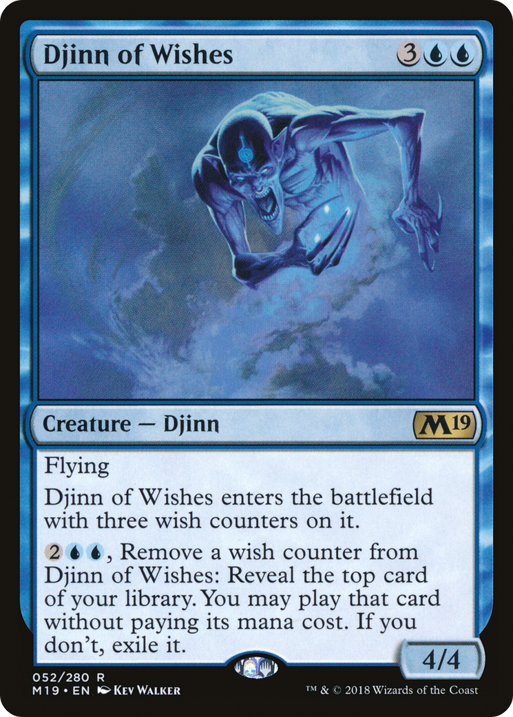 Djinn of Wishes [Core Set 2019] Foil