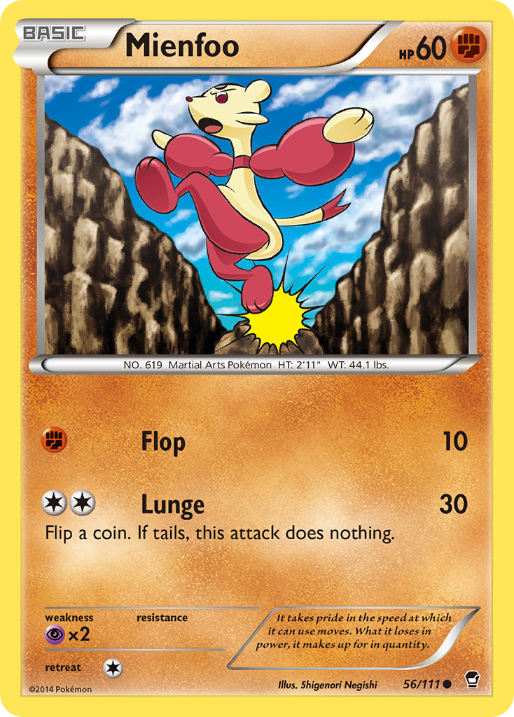 Mienfoo (56/111) [XY: Furious Fists] | Silver Goblin