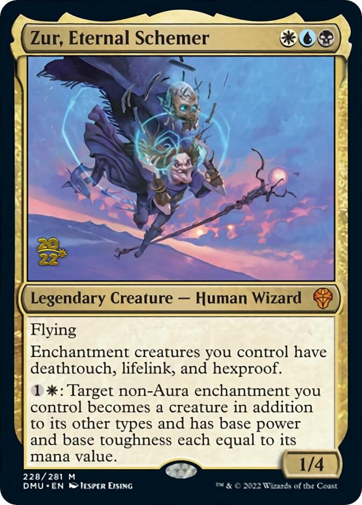 Zur, Eternal Schemer [Dominaria United Prerelease Promos] | Silver Goblin