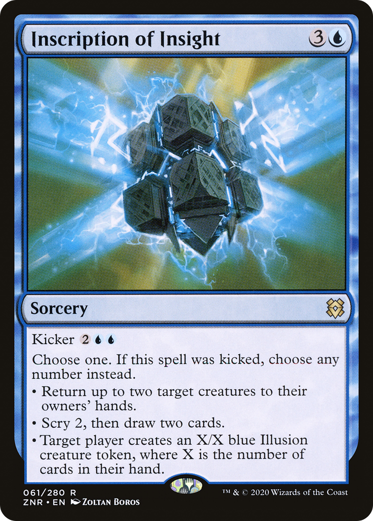 Inscription of Insight [Zendikar Rising] | Silver Goblin