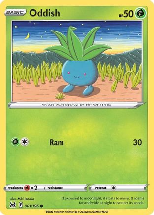 Oddish (001/196) [Sword & Shield: Lost Origin] | Silver Goblin