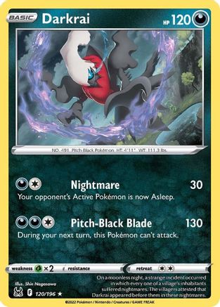Darkrai (120) Holofoil - Lost Origin