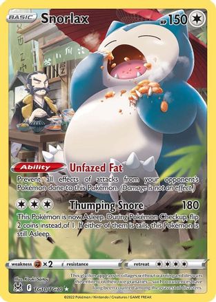 Snorlax (TG10) Holofoil - Lost Origin