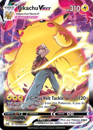 Pikachu VMAX (TG17/TG30) [Sword & Shield: Lost Origin] | Silver Goblin