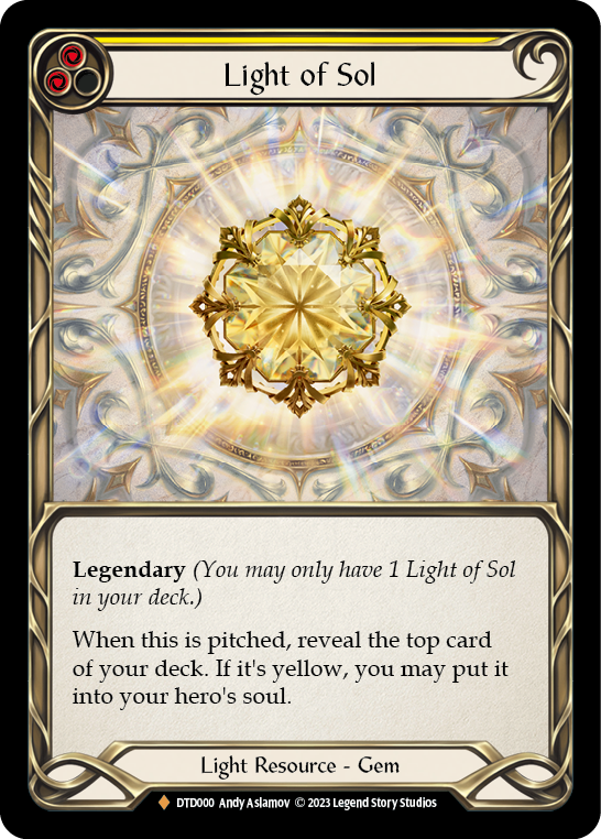 Light of Sol [DTD000] (Dusk Till Dawn)  Rainbow Foil | Silver Goblin