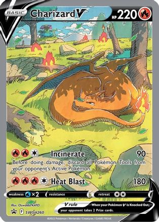 Charizard V - SWSH260 (SWSH260) Holofoil - SWSH Sword & Shield Promo Cards