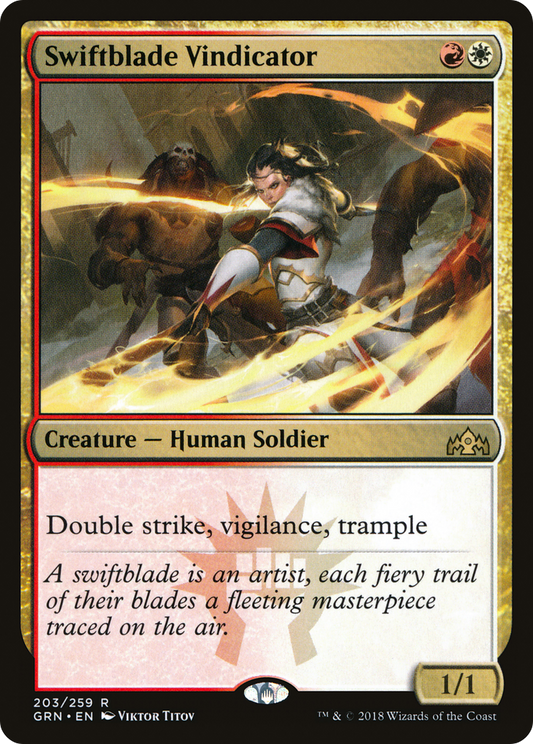 Swiftblade Vindicator [Guilds of Ravnica] Foil