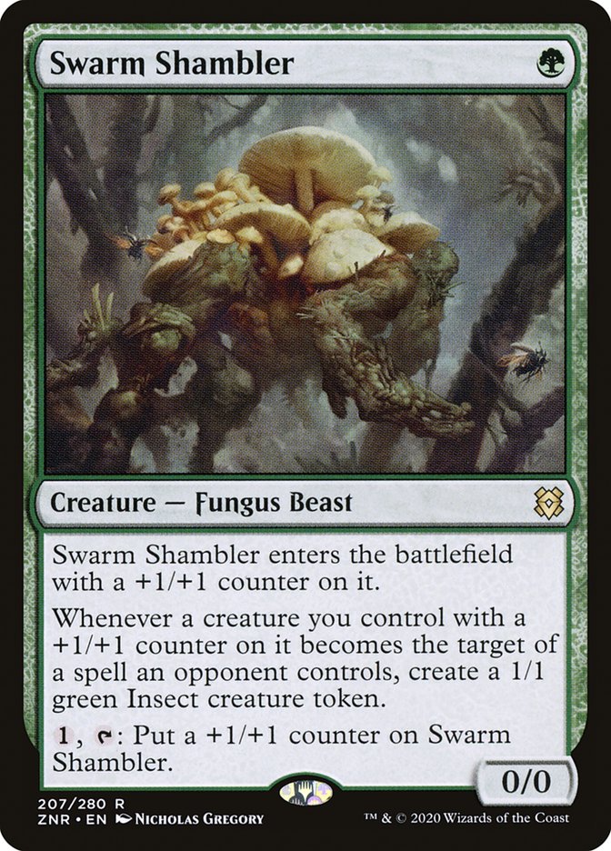 Swarm Shambler [Zendikar Rising] | Silver Goblin