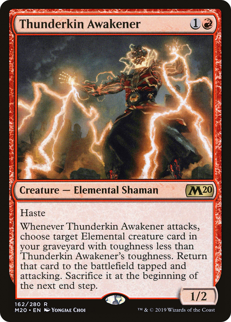 Thunderkin Awakener [Core Set 2020] | Silver Goblin