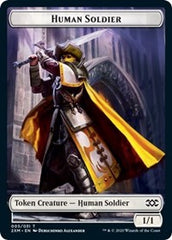 Human Soldier // Tuktuk the Returned Double-Sided Token [Double Masters Tokens] | Silver Goblin