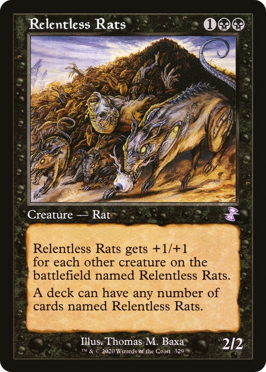 Relentless Rats (Timeshifted) [Time Spiral Remastered] Foil