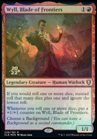 Wyll, Blade of Frontiers [Commander Legends: Battle for Baldur's Gate Prerelease Promos] | Silver Goblin