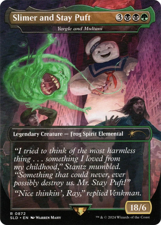 Slimer and Stay Puft - Yargle and Multani (Rainbow Foil) [Secret Lair Drop Series]