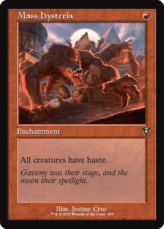 Mass Hysteria (Retro Frame) Foil (400) - Innistrad Remastered