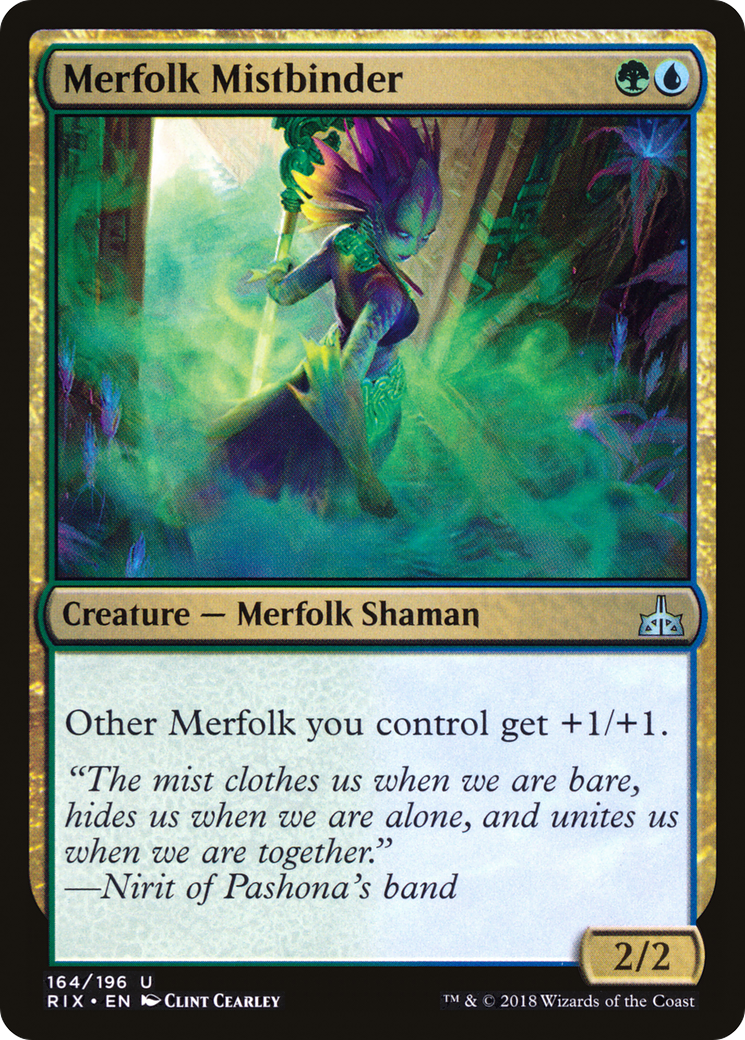 Merfolk Mistbinder [Rivals of Ixalan] | Silver Goblin